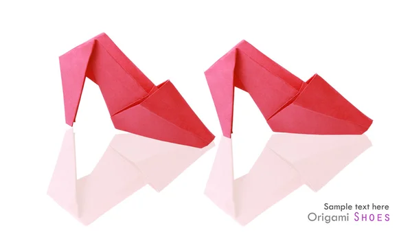 Origami Ayakkabı — Stok fotoğraf