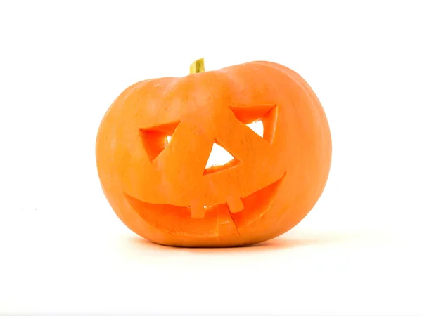 Halloween pumpkin white — Stock Photo, Image
