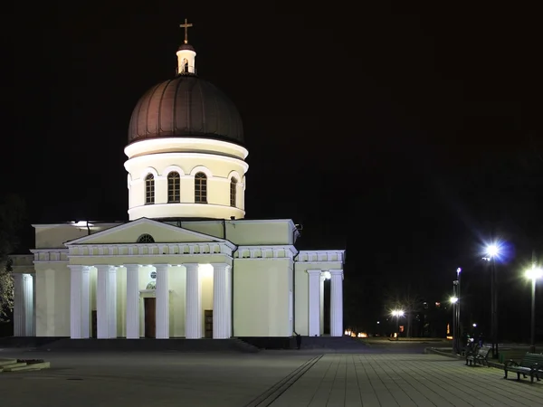 Nachtkathedrale — Stockfoto