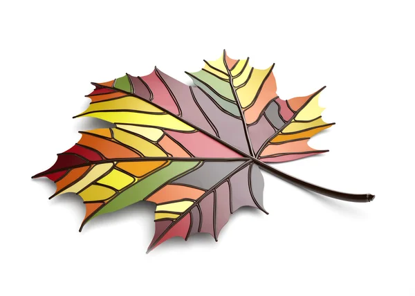 Autumn maple leaf — Stock Photo, Image