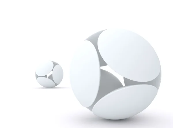 3D sphères abstraites fond — Photo