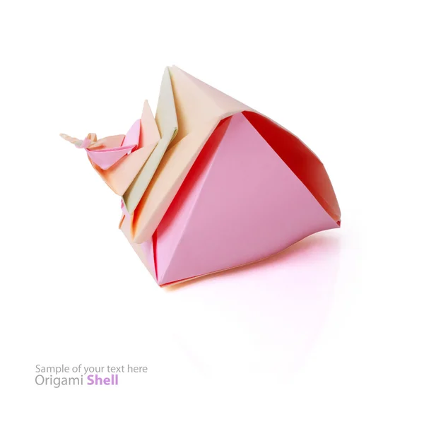 Origami shell — Stock Photo, Image