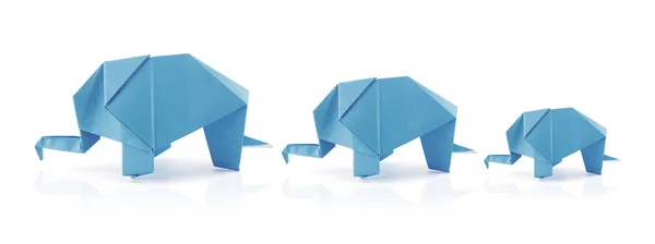 Origami elephant — Stock Photo, Image