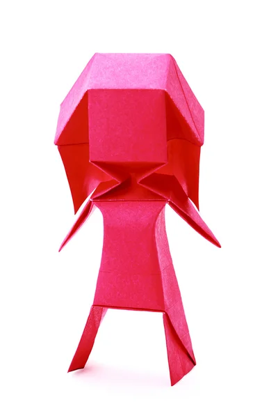 Origami meisje — Stockfoto