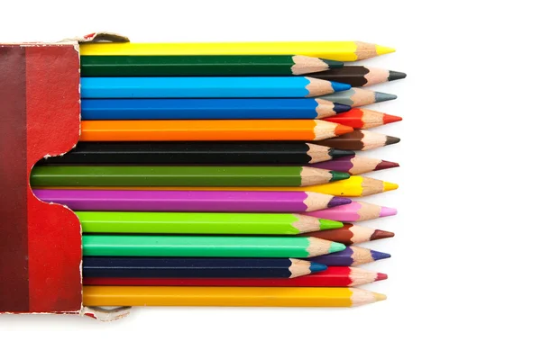 Pencil in the red box — Stock Photo, Image