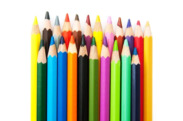 Colour pencils close up — Stock Photo, Image