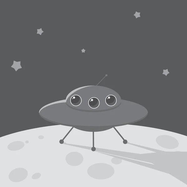 UFO raket ikoner — Stock vektor