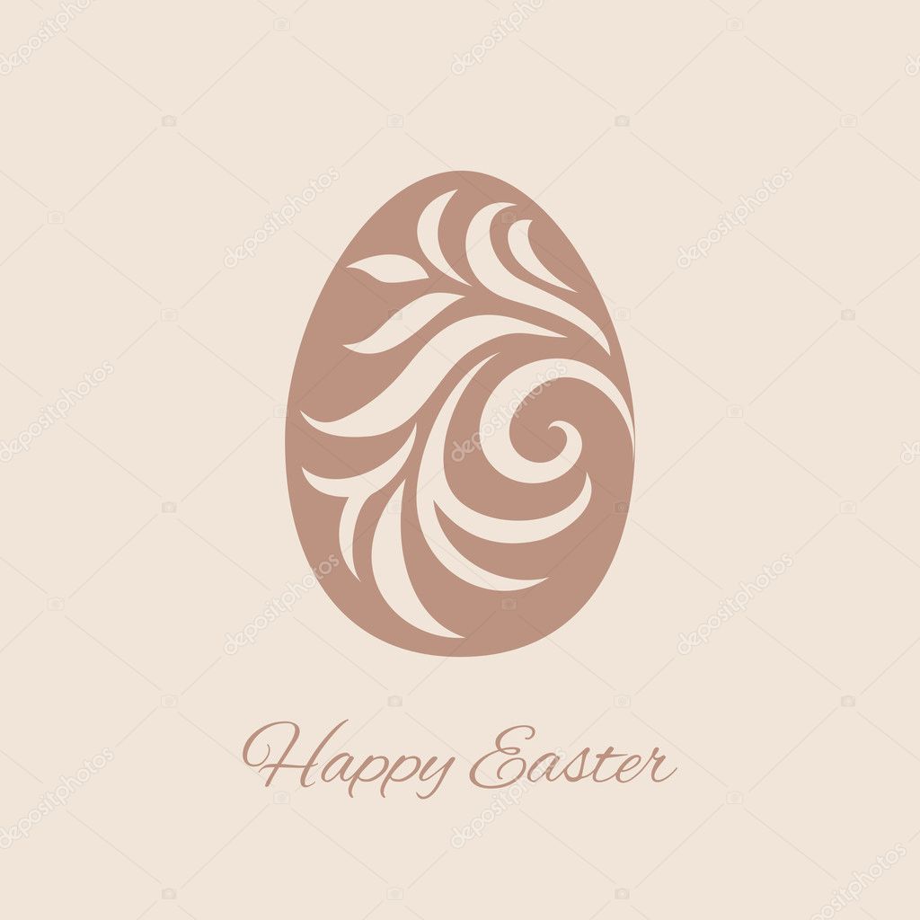 Happy easter cards illustration with easter eggs
