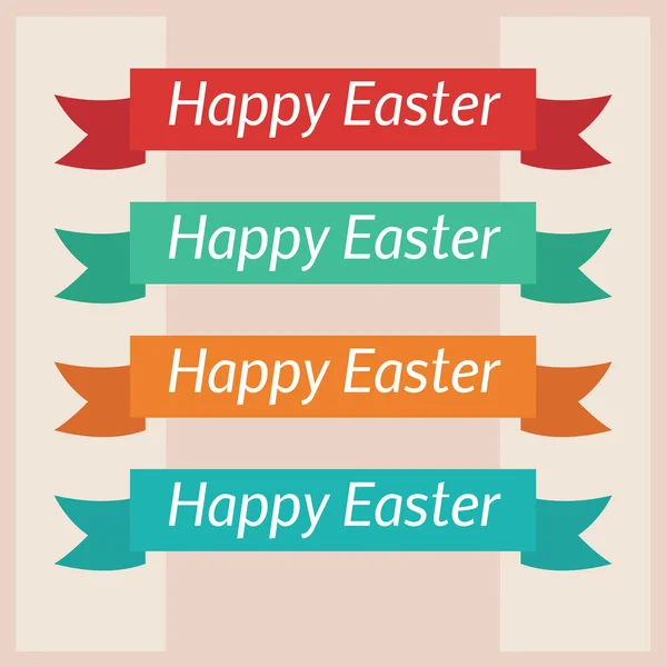 Plantilla feliz tarjeta de Pascua — Vector de stock