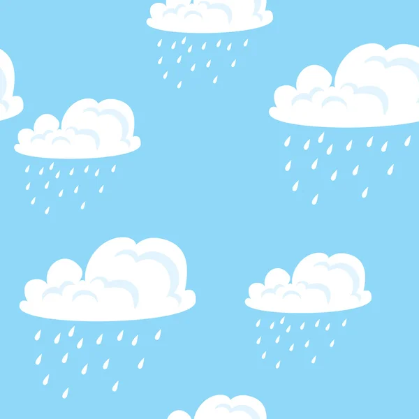 Clouds seamless pattern — Stock Vector