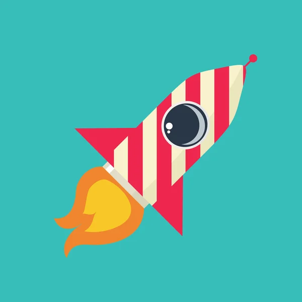 Rocket icon — Vector de stoc