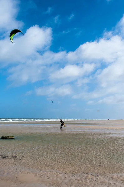 Vliegersurfer — Stockfoto