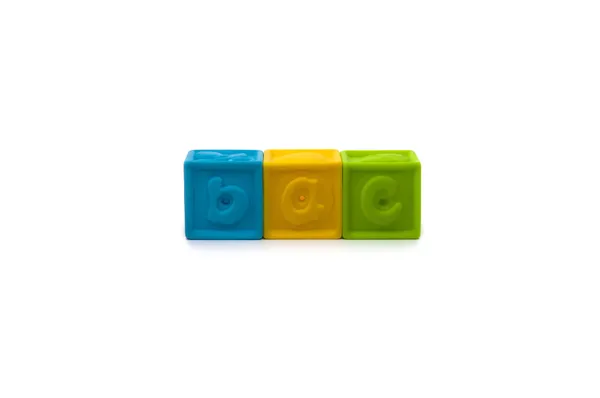 Цветные игровые блоки — стоковое фото