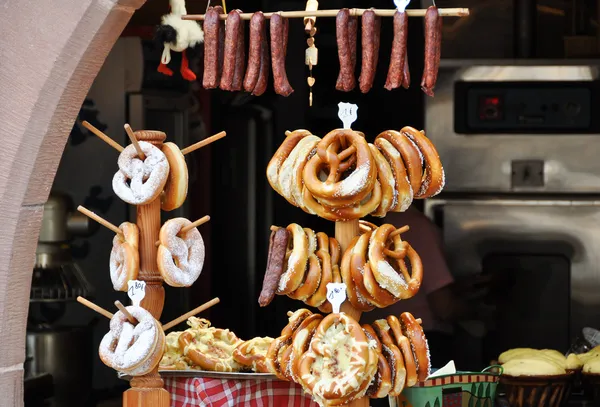 Bretzels - specialities of the Alsace, France — Stock Photo, Image