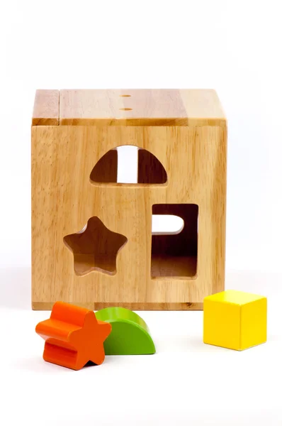 Wooden Shape Toy — Stock Photo, Image