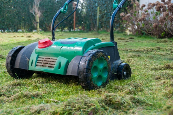 Lawn aerator — Stock Photo, Image