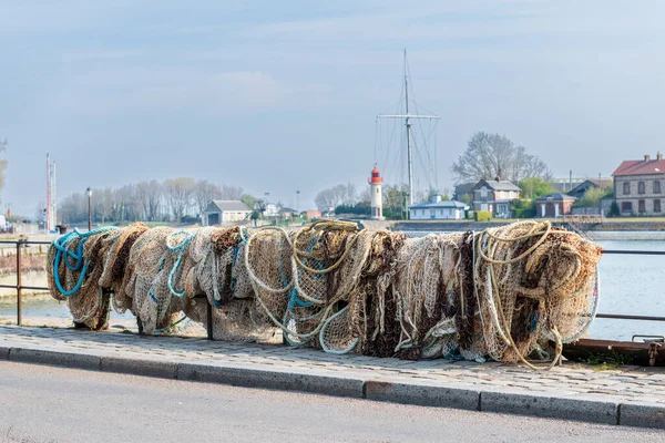 Fishing Net Port Barfleur France — Foto de Stock