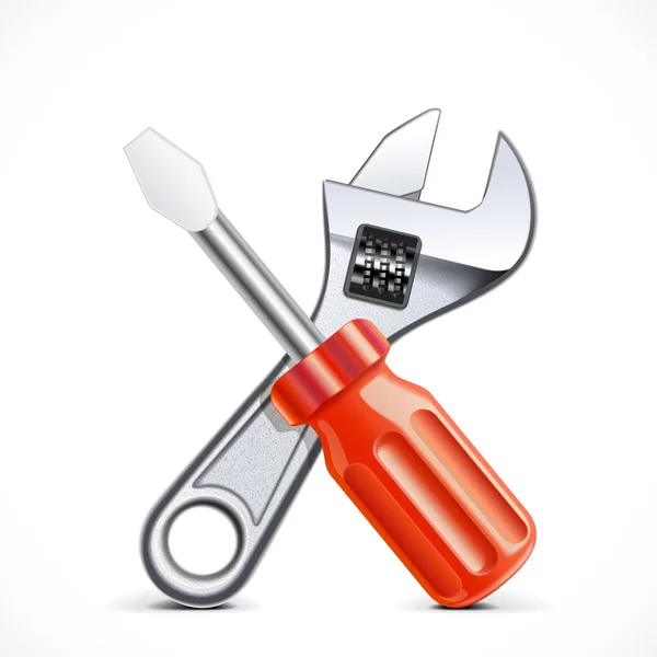 İngiliz anahtarı ve tornavida