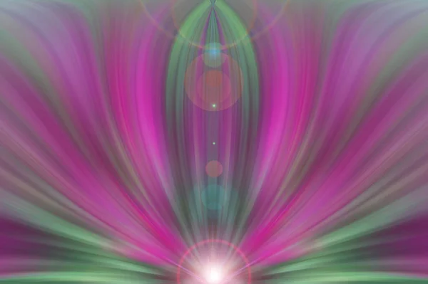 Violette Abstracte Energiebloem Achtergrond Voor Tekst Yoga Aura Licht Magie — Stockfoto