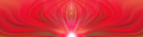 Abstract Futuristic Red Color Energy Flower Meditation Backgrounds Illustration — Stockfoto