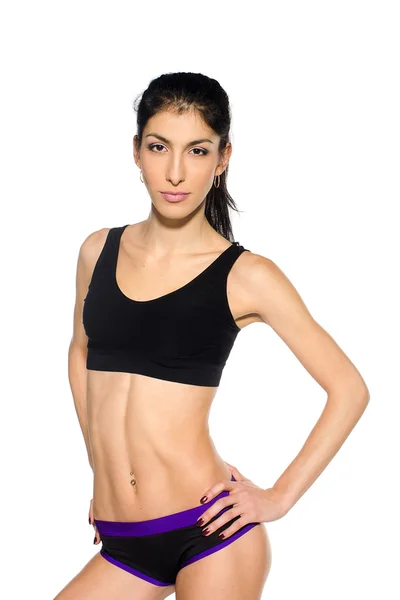 Slim sportieve meisje — Stockfoto