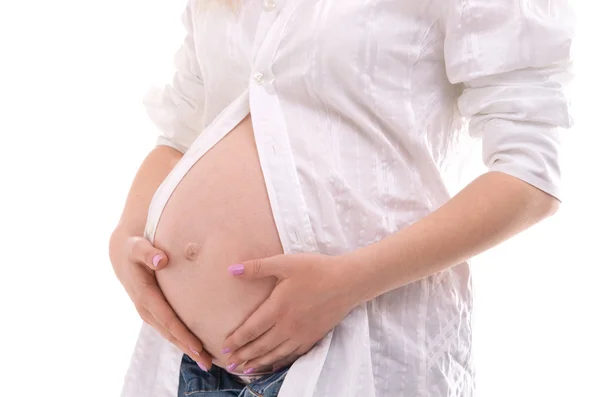 Menselijke zwangerschap — Stockfoto