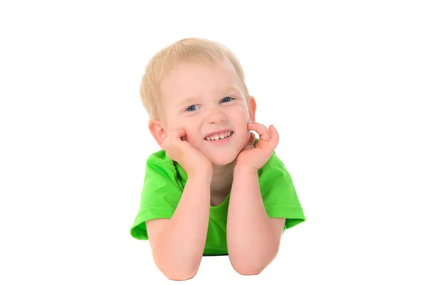 Retrato de niño alegre —  Fotos de Stock