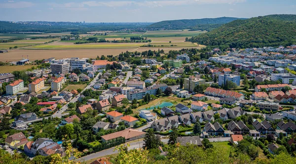 Hainburg Der Donau Panorama — Stockfoto