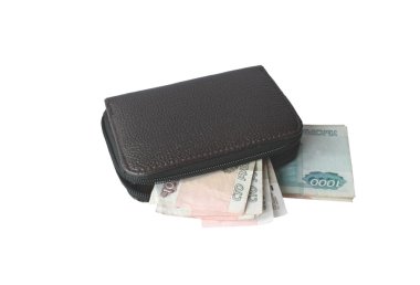 cüzdan ve Rus parası