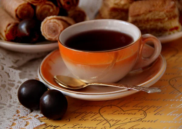 kahve çikolata şekerleme ile