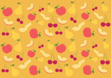 Dikişsiz meyve deseni