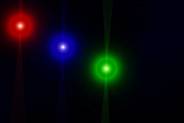 Colored lighting circles — Stock Photo, Image