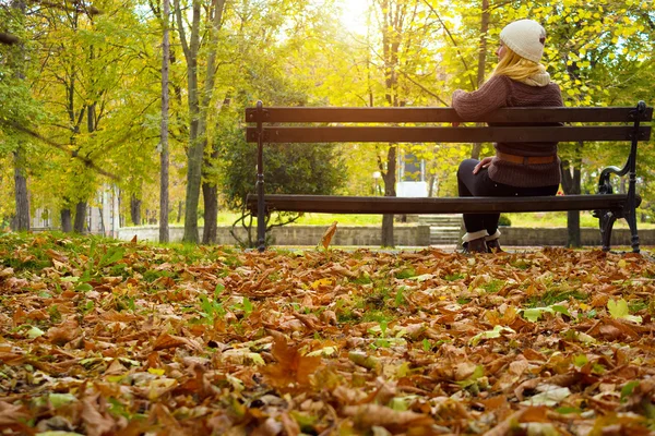 Autumn in park — Stock Photo, Image