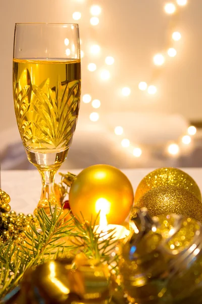 New Year's champagne — Stock Photo, Image