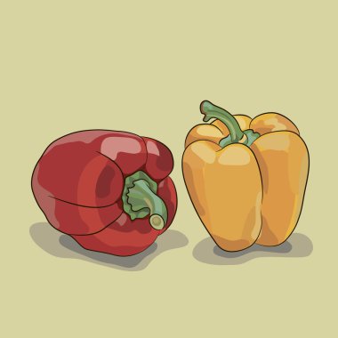 biberin vektör illüstrasyonu