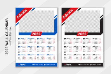 2022 duvar takvimi, masa takvimi, yeni yıl planlayıcısı, aylık takvim