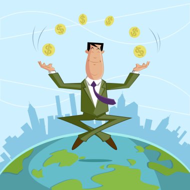 dolar para ile hokkabazlık işadamı