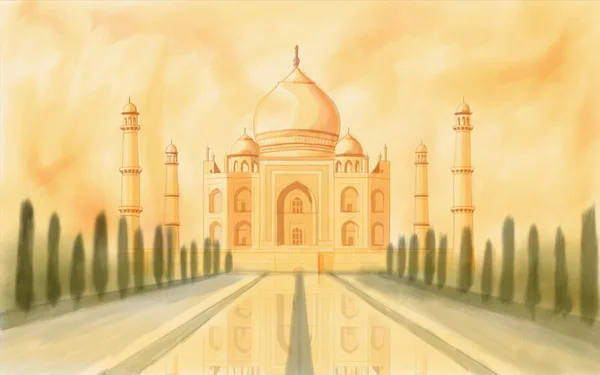 Taj Mahal India — Stockfoto
