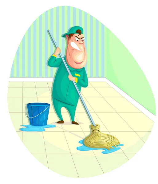 Sweeper — Stock Vector