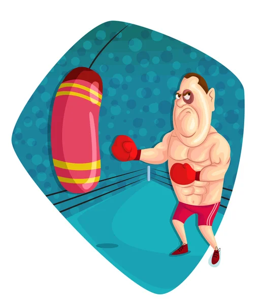 Kick bokser — Wektor stockowy