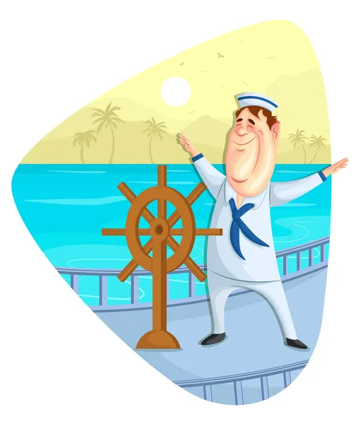 Marinero — Vector de stock