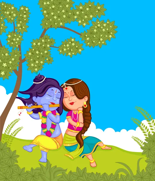 Krishna Janmashtami — Image vectorielle