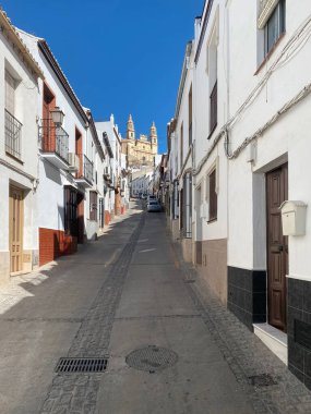 2 Eylül 2021: Cadiz 'in beyaz köylerinden biri olan Olbera' nın manzarası. Olbera, İspanya