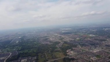 Arial video from an airplane