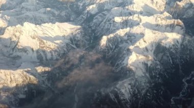 Arial views of the mountains