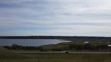 Canadian prairies in the winter
