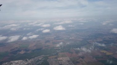 Arial video from an airplane