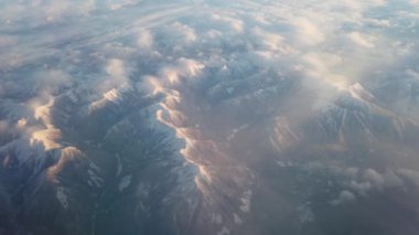 Arial views of the mountains