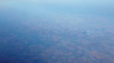 Arial view of the Canadian prairies