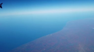 Arial video from an airplane